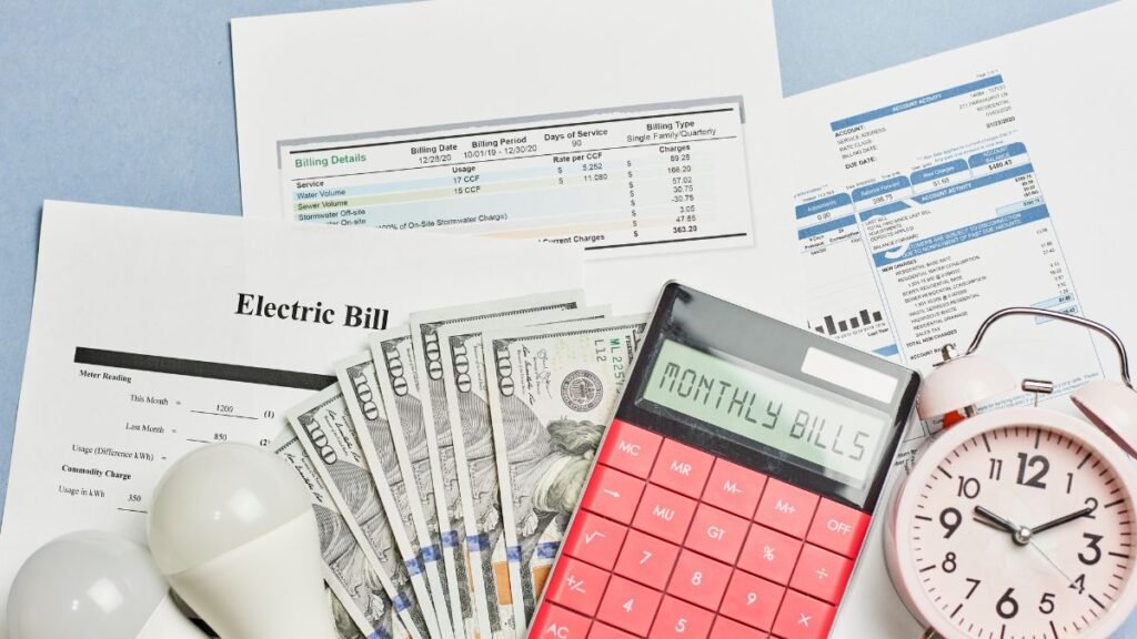 Paying Monthly Bills 