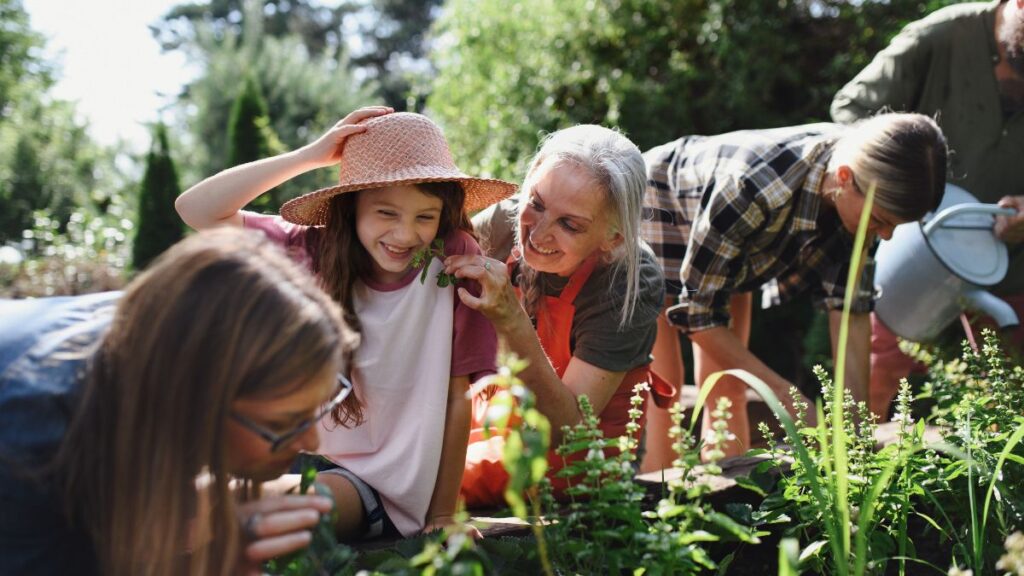 Work in a Community Garden