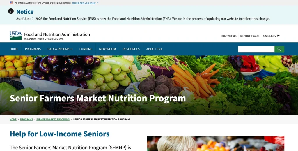 Senior Farmers Market Benefits Can Help Pay for Fresh Produce