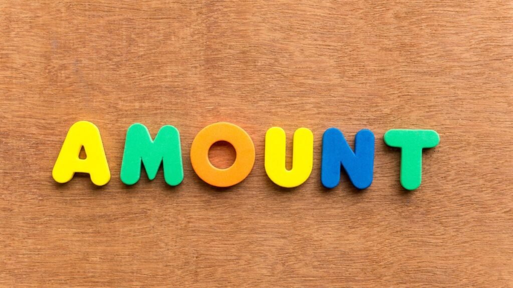 Amount