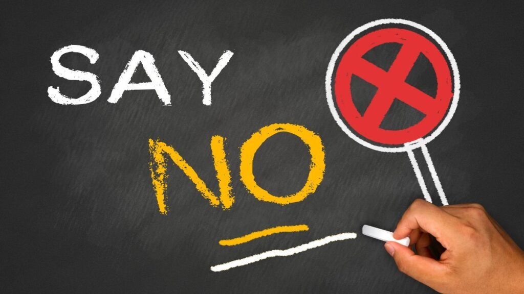 Say no