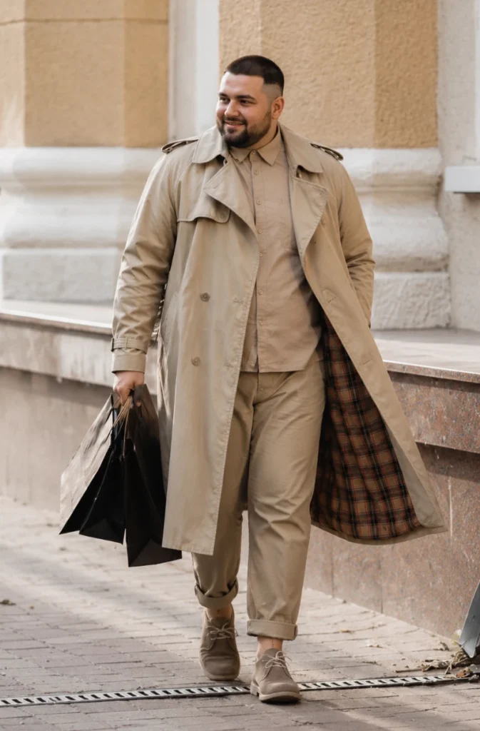 16. Tonal Trench With Weekend Ease