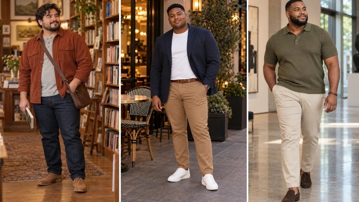 18 First Date Outfits for Plus Size Men That Make the Right First Impression