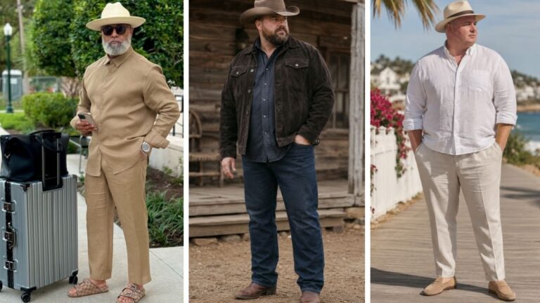 17 Hat Outfit Ideas for Plus Size Men That Balance Out Your Frame