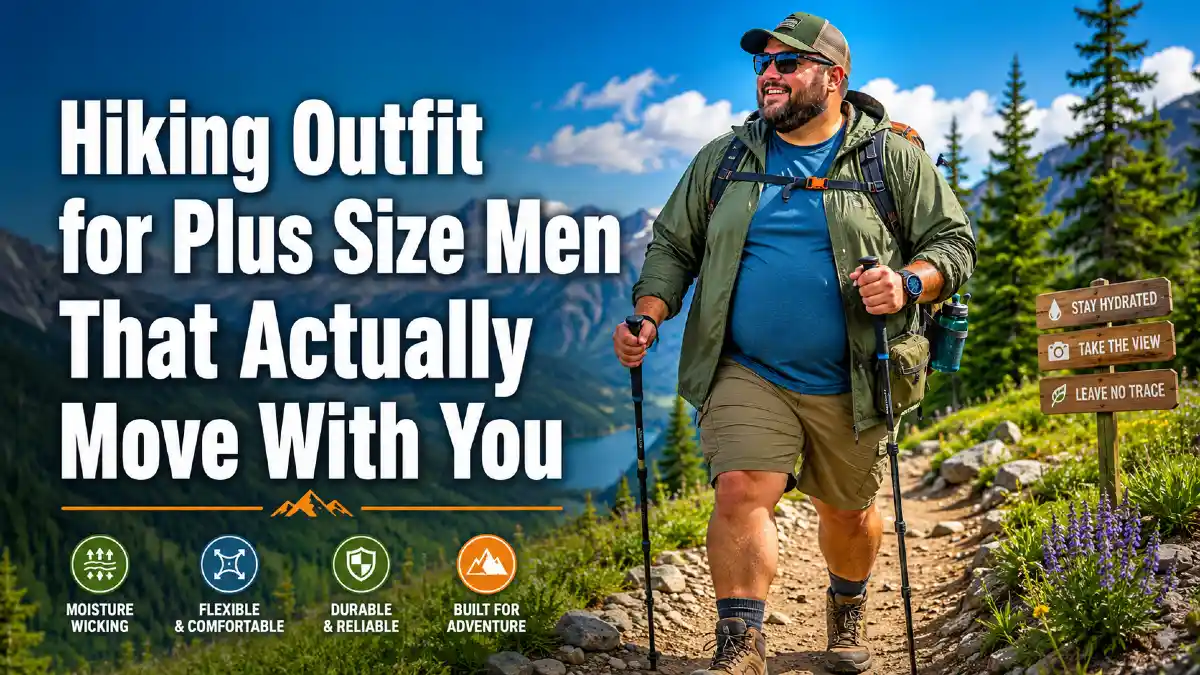17 Hiking Outfits for Plus Size Men That Actually Move With You