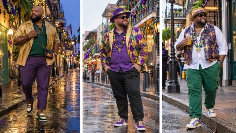 17 Mardi Gras Outfits for Plus Size Men That Handle Bourbon Street