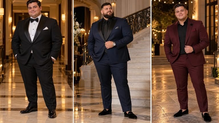 17 Prom Outfits for Plus Size Men That Look Like a Choice Not a Rental