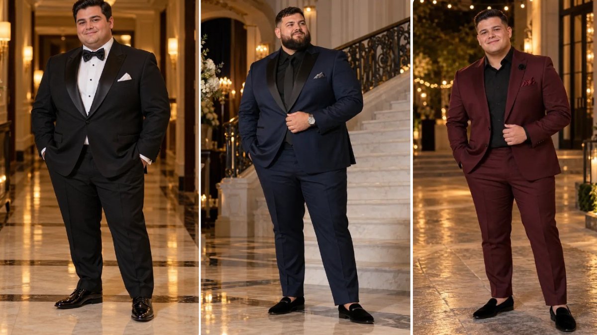 17 Prom Outfits for Plus Size Men That Look Like a Choice Not a Rental