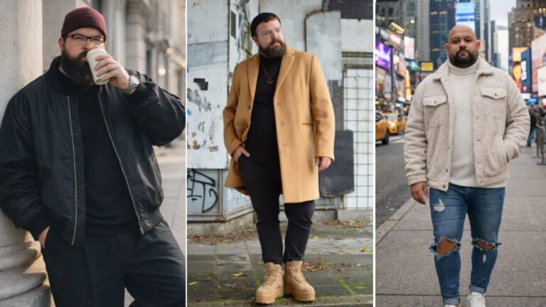 17 Winter Date Night Outfits for Plus Size Men That Look Warm and Intentional