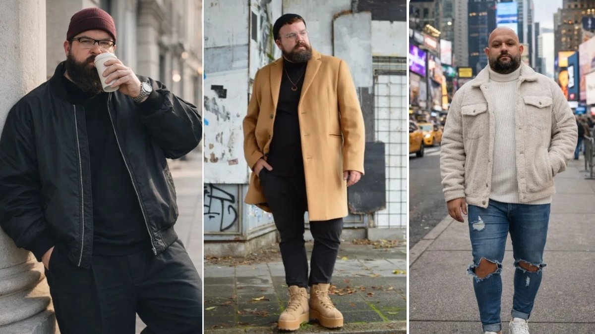 17 Winter Date Night Outfits for Plus Size Men That Look Warm and Intentional