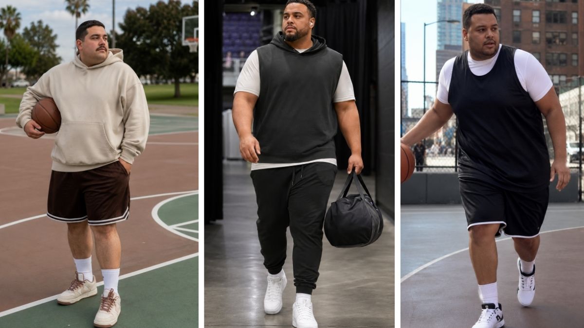 18 Basketball Outfit Ideas for Plus Size Men On and Off Court