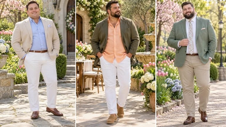 18 Easter Outfits for Plus Size Men That Look Fresh Not Formal