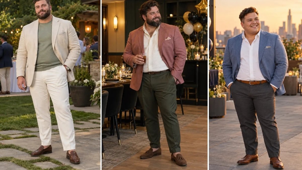 18 Graduation Party Outfits for Plus Size Men That Handle a Long Celebration