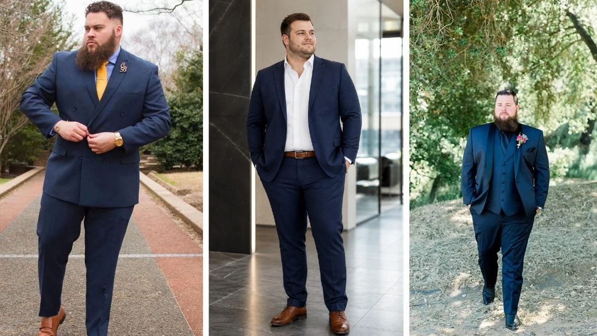 18 Navy Outfit Ideas for Plus Size Men That Work Every Single Time