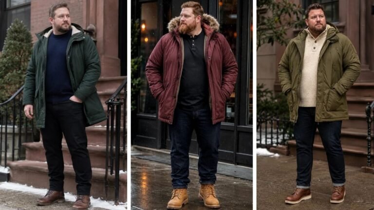 18 Parka Outfits for Plus Size Men That Beat Subzero Without Looking Bulky