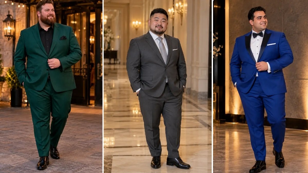 18 Prom Suit Colors for Plus Size Men That Photograph Better Than Black
