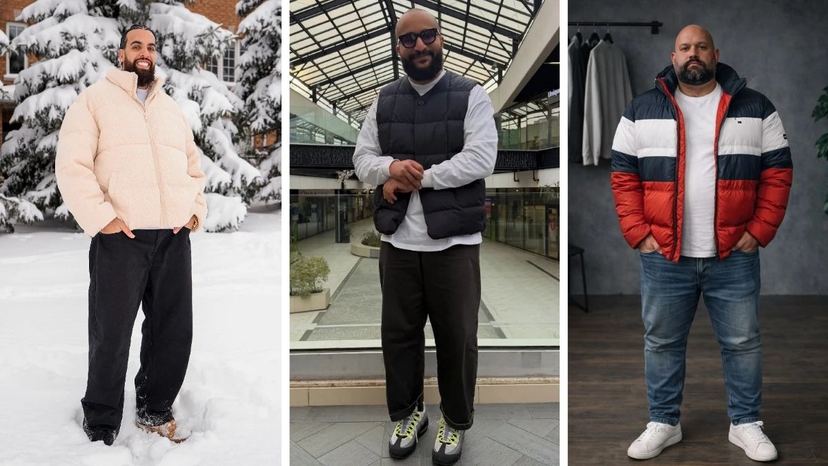 18 Puffer Jacket Outfits for Plus Size Men That Don't Make You Look Round