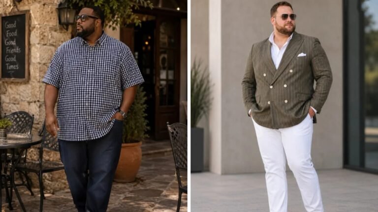 18 Romantic Dinner Outfits for Plus Size Men That Read Confident