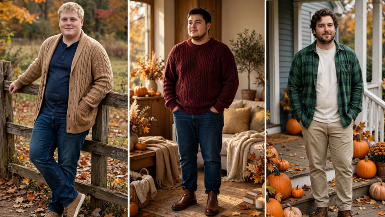 18 Thanksgiving Outfits for Big and Tall Men That Fit Right Off the Rack