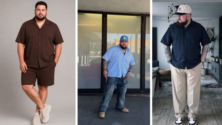 19 Button Down Outfits for Plus Size Men From Casual to Sharp