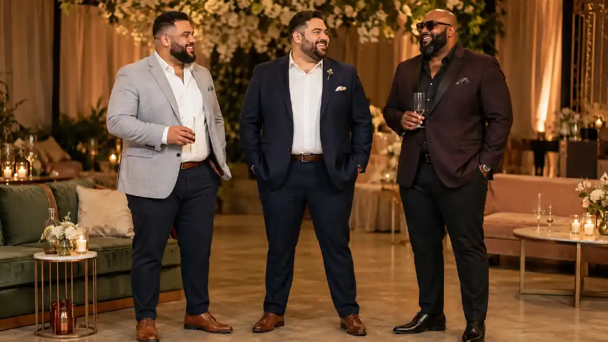 19 Engagement Party Outfit Ideas for Plus Size Men