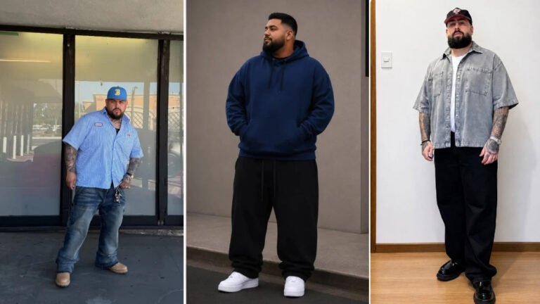 19 Fall Layering Outfits for Plus Size Men That Add Style Not Bulk