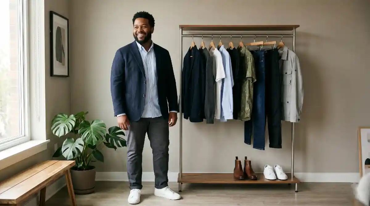 19 Minimalist Wardrobe for Plus Size Men — 10 Pieces That Do All the Work