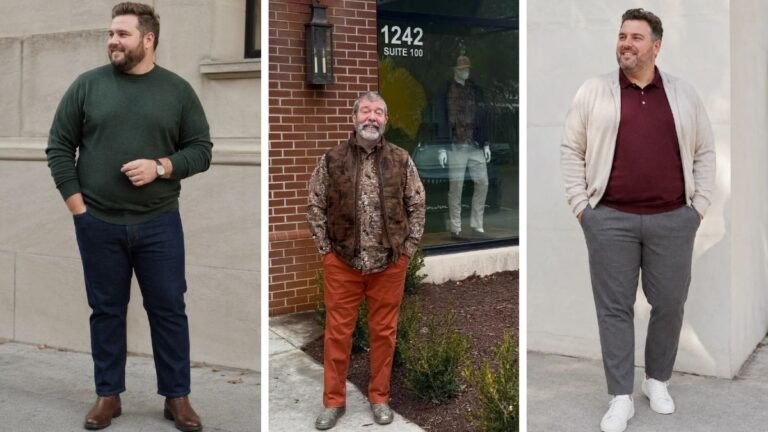 19 Plus Size Men Matching Outfits That Pull Any Capsule Together
