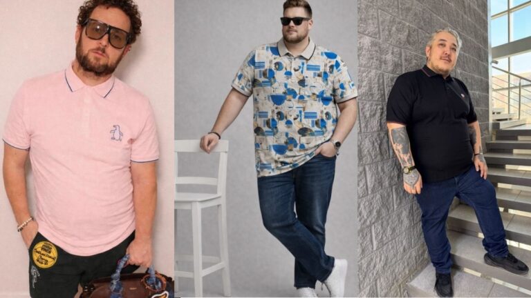 19 Polo Shirt Outfits for Plus Size Men That Aren't Boring