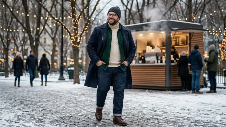 19 Winter Outfit Ideas for Plus Size Men That Actually Fit (And Keep You Warm)