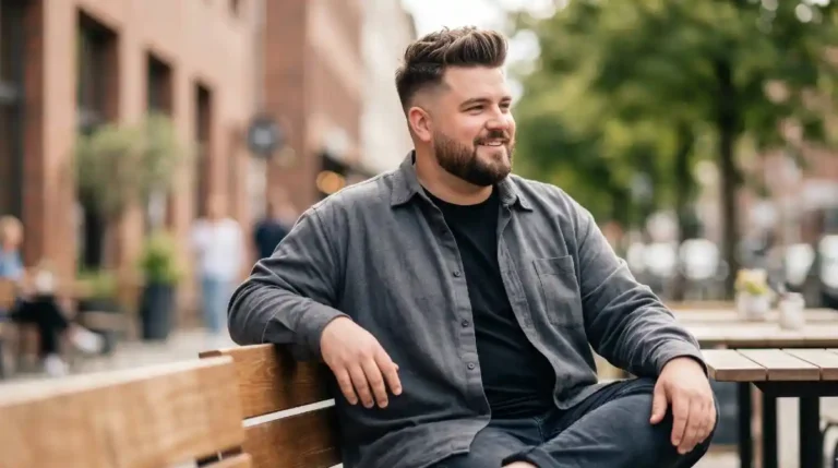 20 Hairstyles for Plus Size Men That Balance Your Face and Frame Perfectly