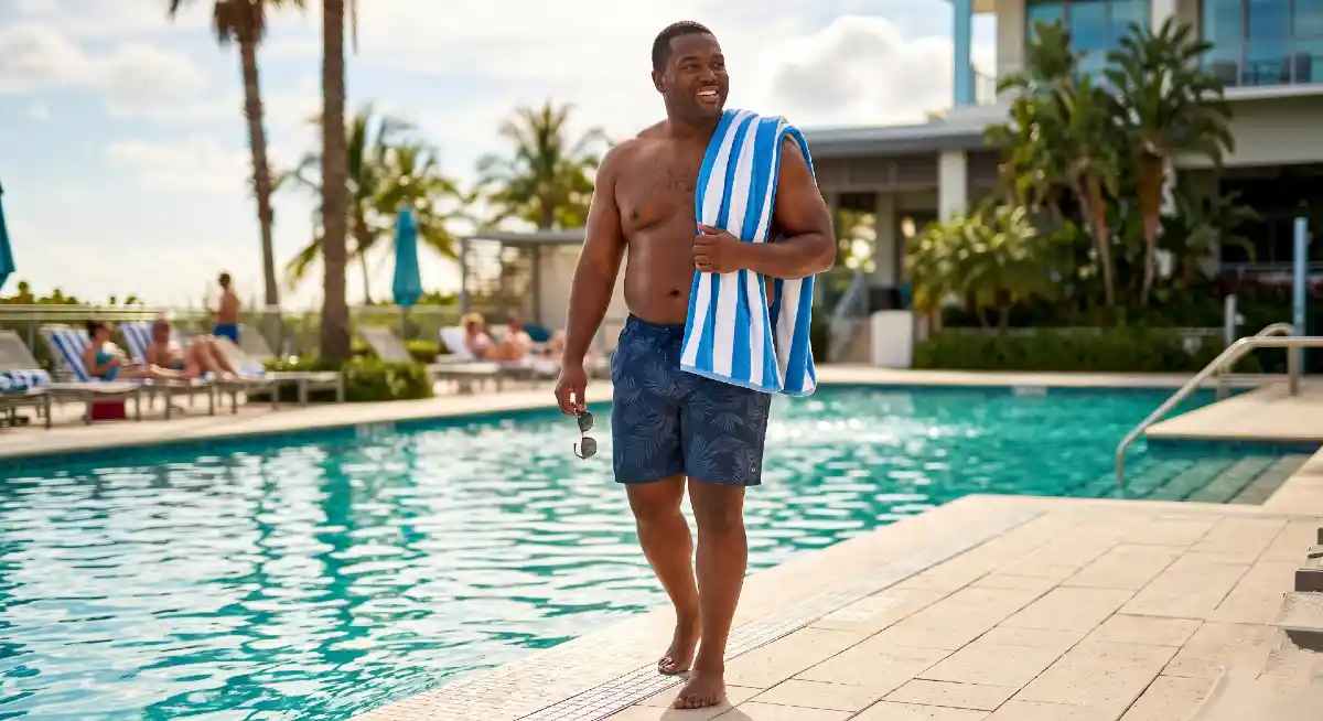 22 Best Swimwear for Plus Size Men That You'll Actually Feel Confident