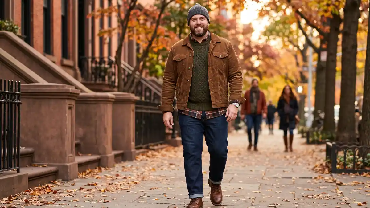 22 Fall Outfit Ideas for Plus Size Men That Hit Every Trend This Season