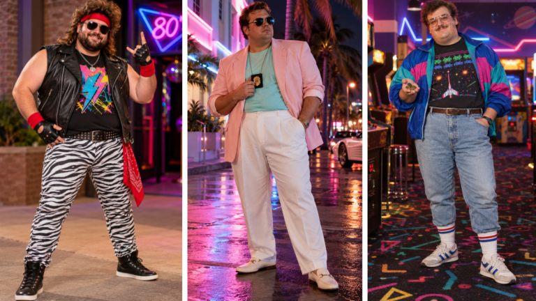 80s Halloween Costumes for Plus Size Men That Actually Fit the Era