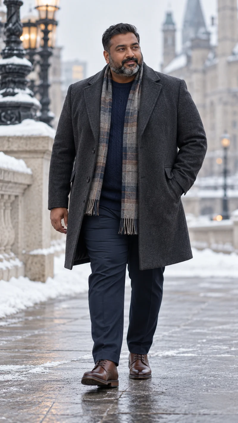 A Wool Overcoat That Gives Winter Layers a Cleaner Shape