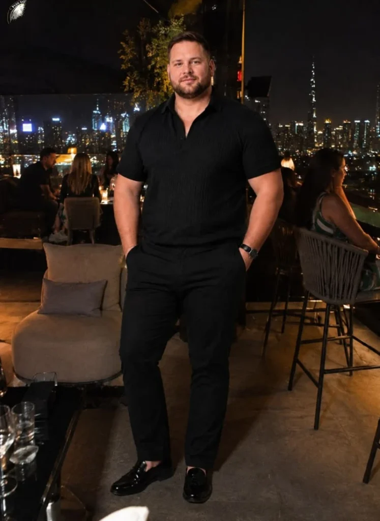 All Black Textured Polo Base