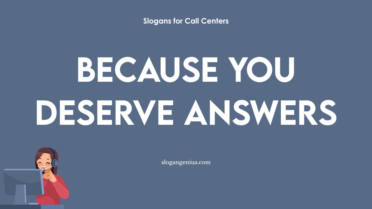 Awesome Call Center Slogans