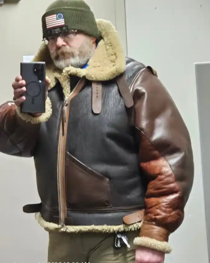 B-3 Bomber Jacket and Beanie