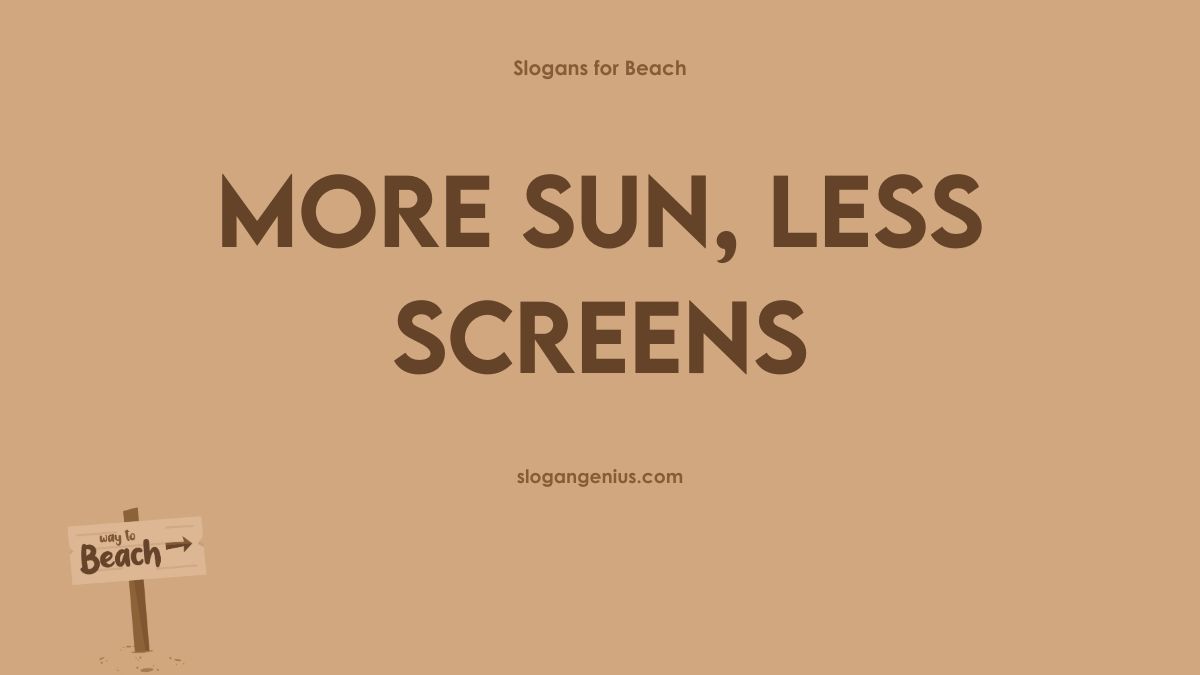 Best Slogans for Beach