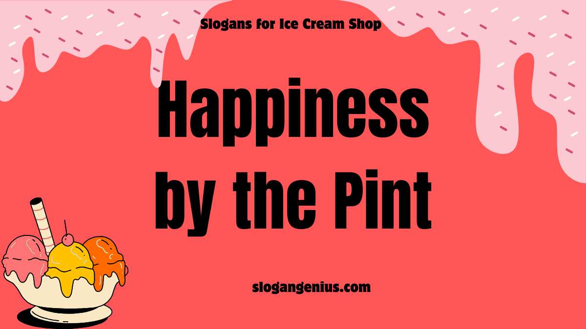 Best Slogans for Ice Cream Shop