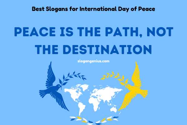 Best Slogans for International Day of Peace