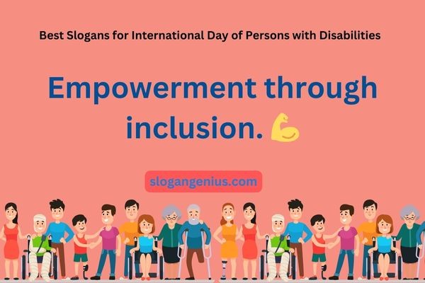 Best Slogans for International Day of Persons with Disabilities