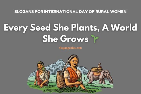 Best Slogans for International Day of Rural Women