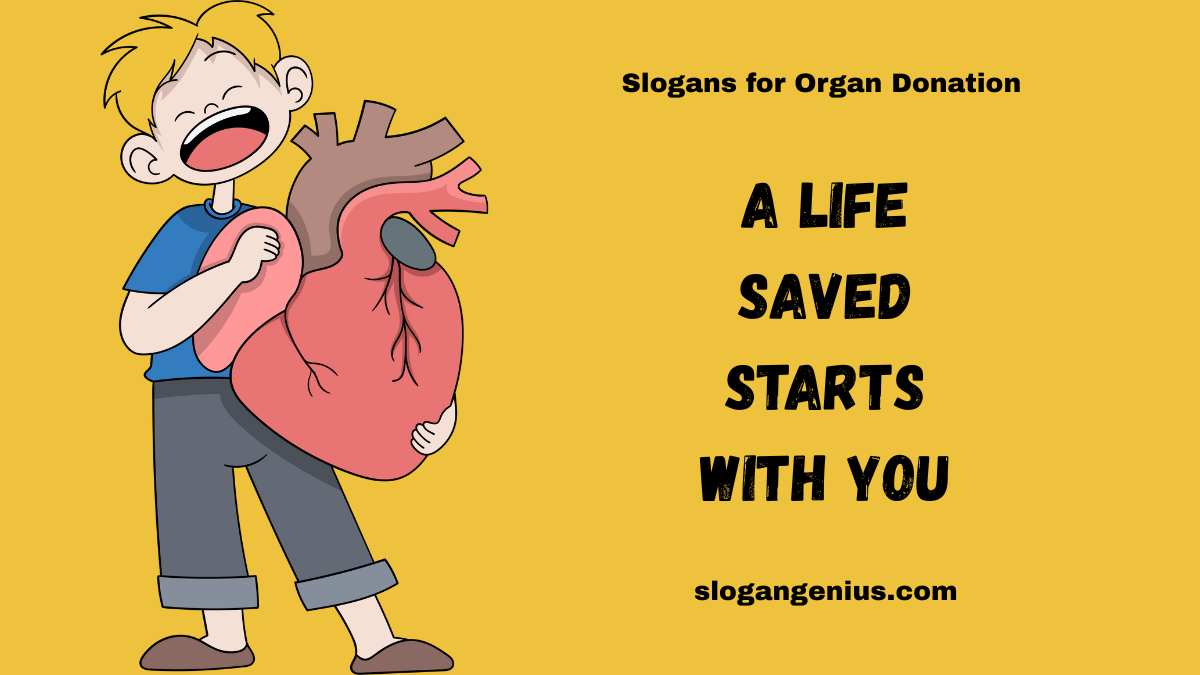 Best Slogans for Organ Donation 