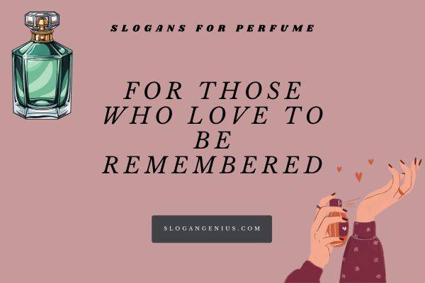 Best Slogans for Perfume