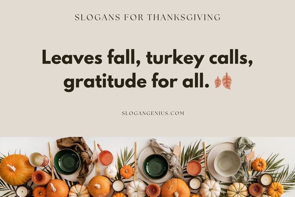 Best Slogans for Thanksgiving