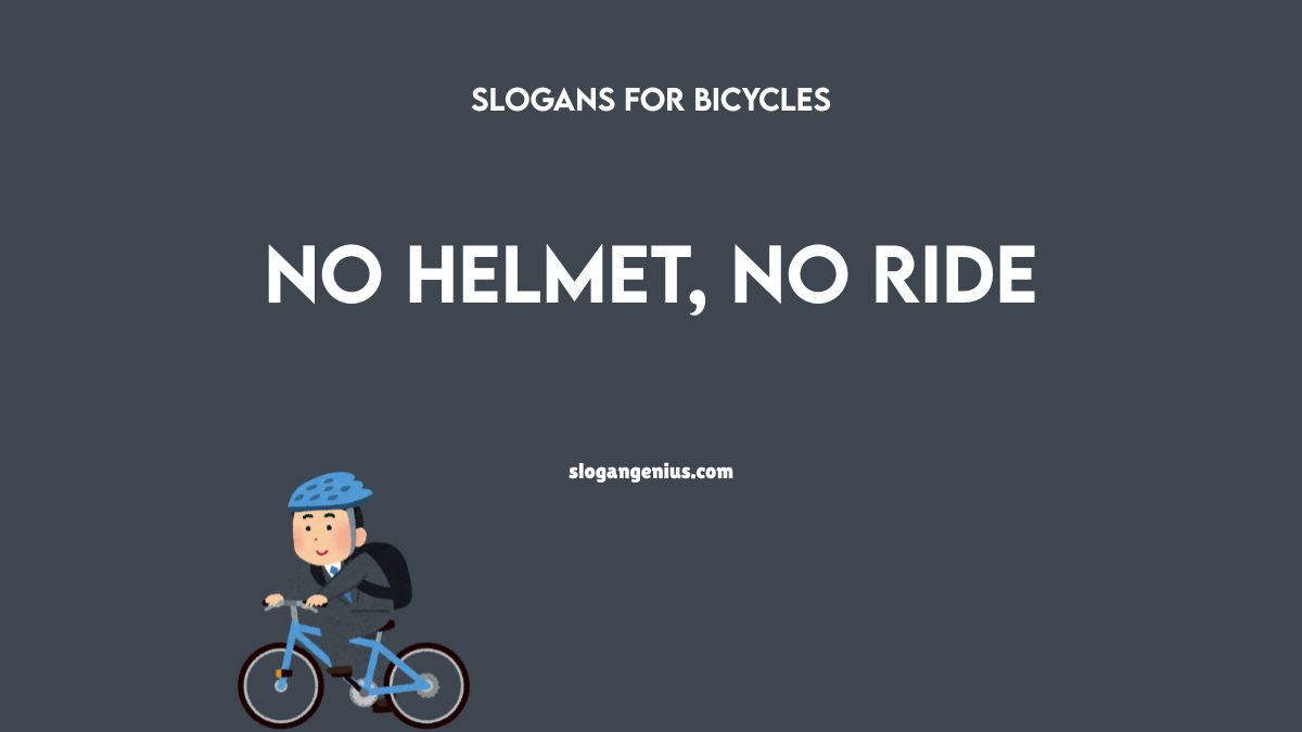 Bicycle Safety Slogans