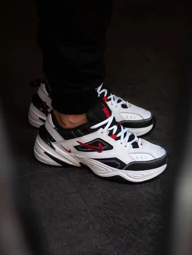 Black Joggers and Chunky White Sneakers