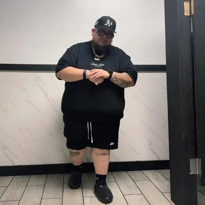 Black T-Shirt and Matching Shorts