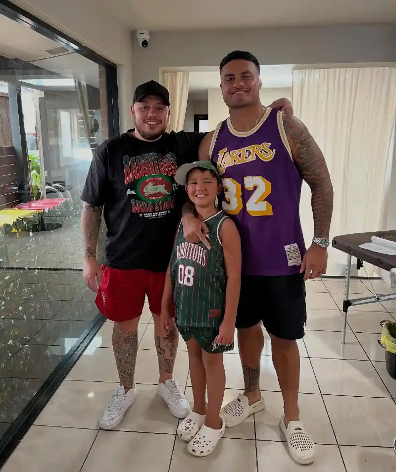 Bold Graphic Jersey and Red Print Shorts